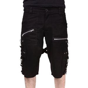 Tripp NYC Black Punk Short with Straps